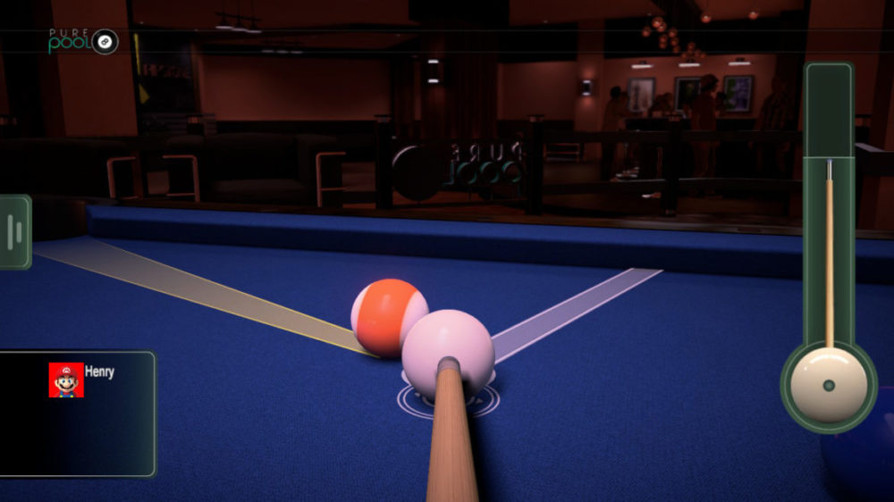 Pure Pool - VooFoo Studios - copyright 2020 - screenshot från Nintendo Switch