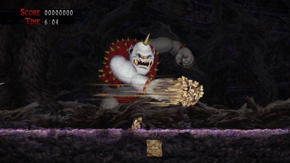 Pressbild: Capcom - Ghosts ´n Goblins  - Resurrection - copyright 2021 - cyclops boss fight