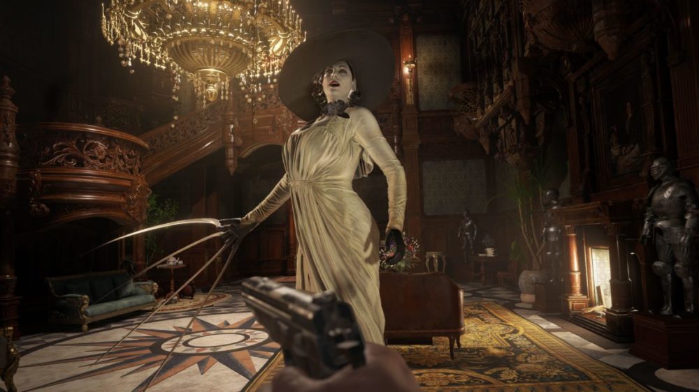Resident Evil Village recension Lady Dimitrescu
