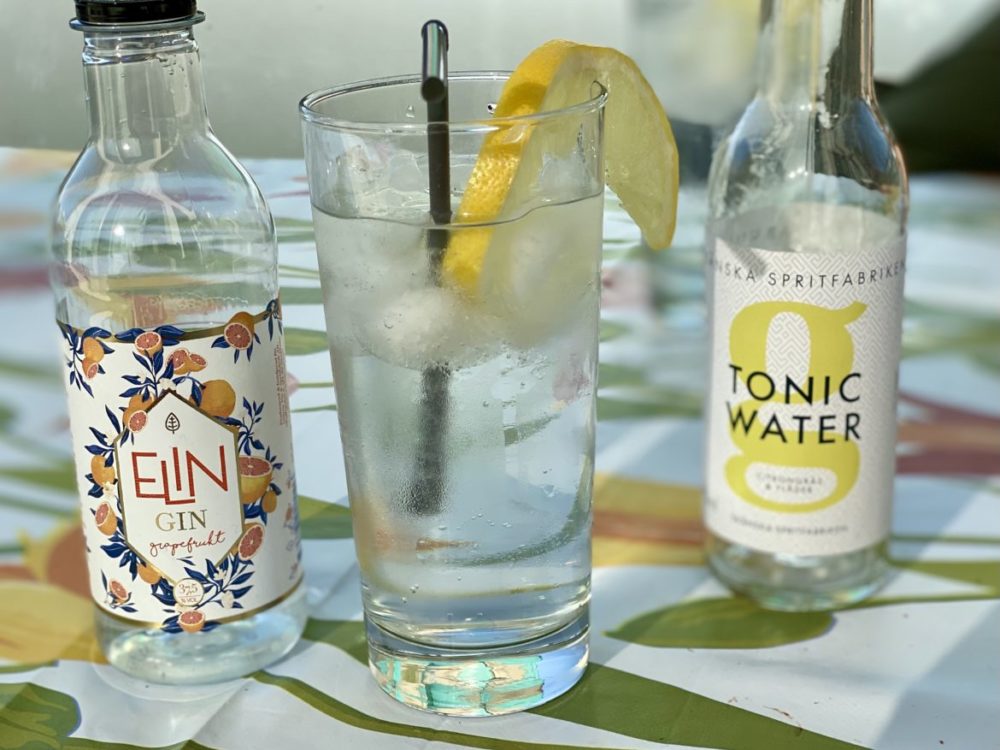 elin gin grapefrukt gin & tonic skånska spritfabriken tonic water
