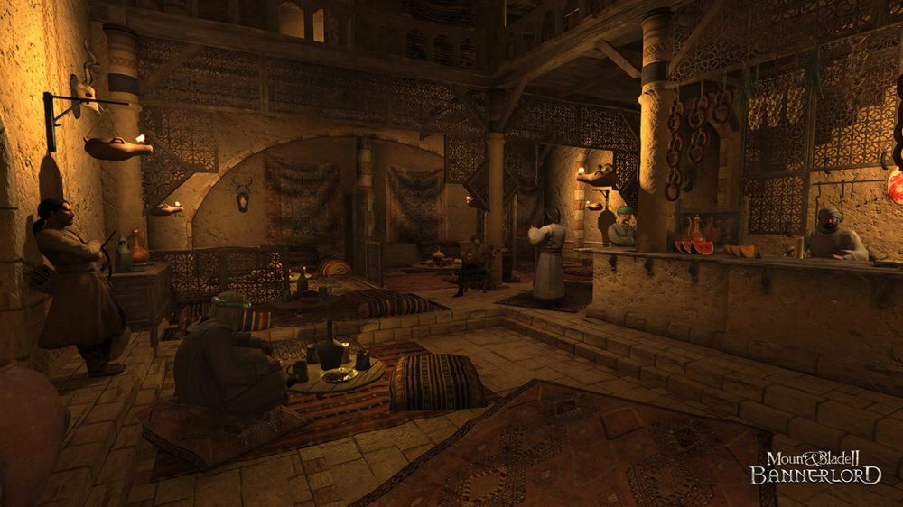Foto: ©2022 - Taleworlds - Mount & Blade II - Bannerlord - Besök tavernan för infomation.