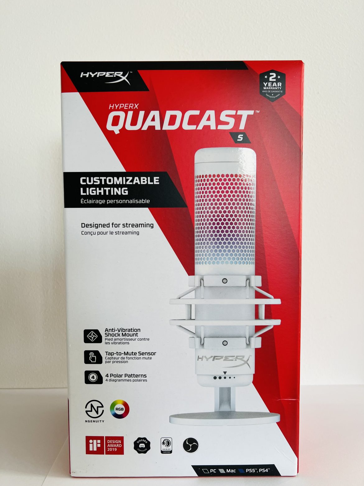 Test du HyperX QuadCast S : un excellent microphone USB