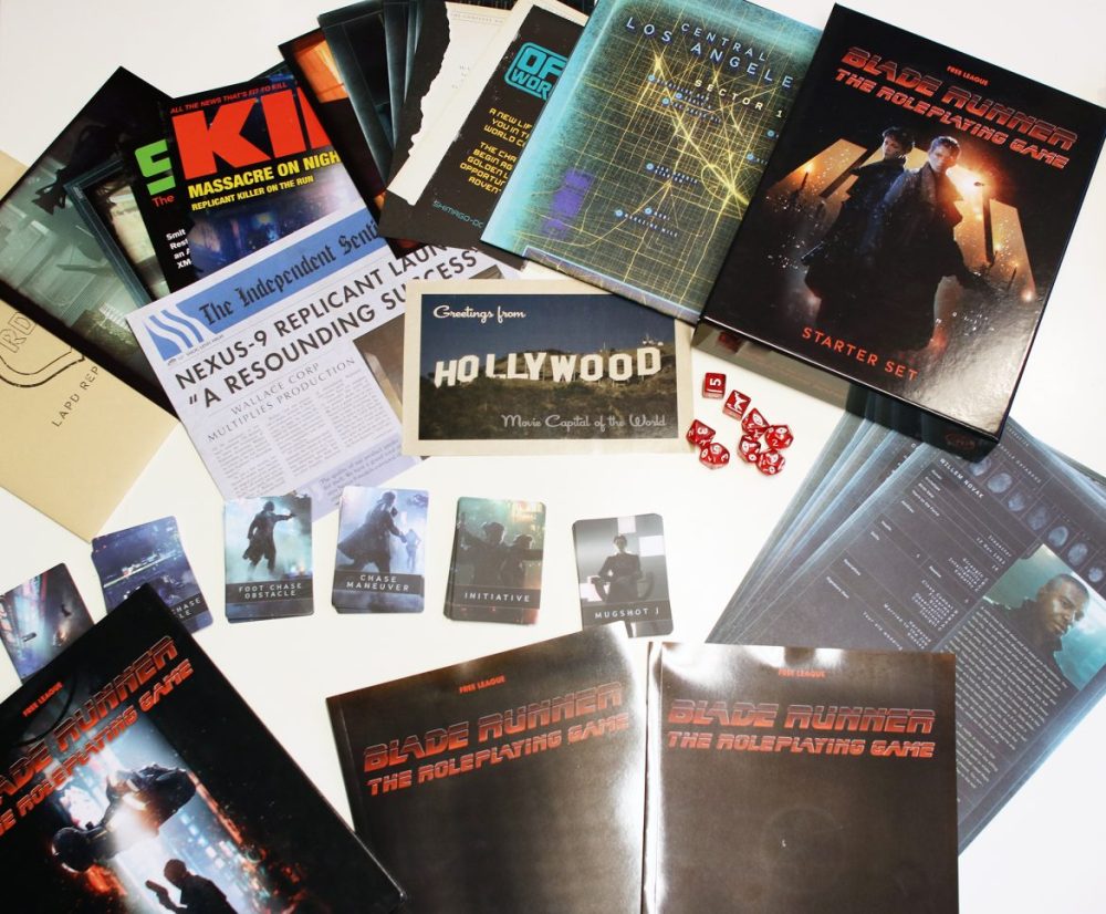 Foto: Senses.se - Blade Runner The Roleplaying Game - Allt innehåll. 