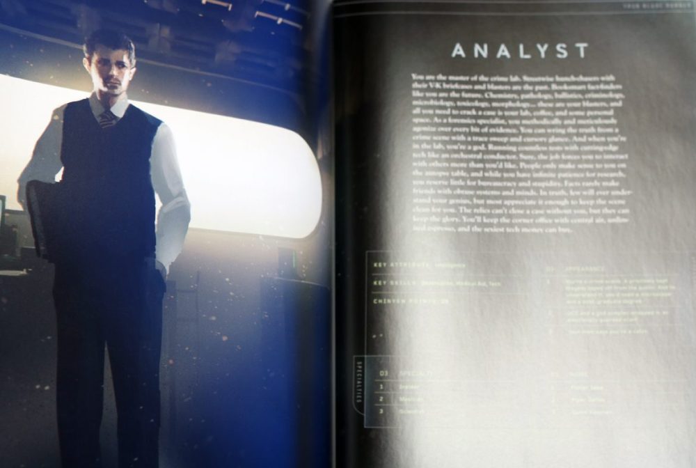 Foto: Senses.se - Blade Runner The Roleplaying Game - Uppslag i boken